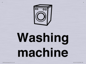 Dementia washing machine sign